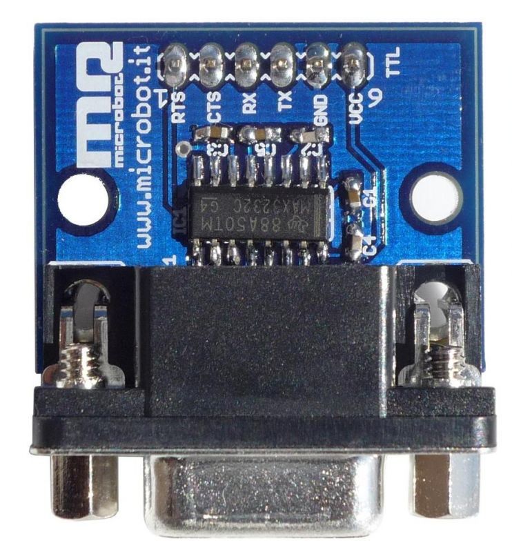 RS232 To TTL Converter Module Serial Module DB9 Connector 3.3V-5.5V Arduino fp